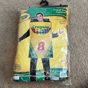 Crayola Crayon Box Adult Halloween Costume Unisex One Size Fits Most